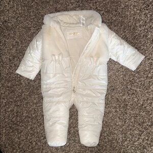 Guess White Kids One Piece Footie